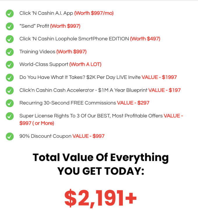 Click _N Cashin Price