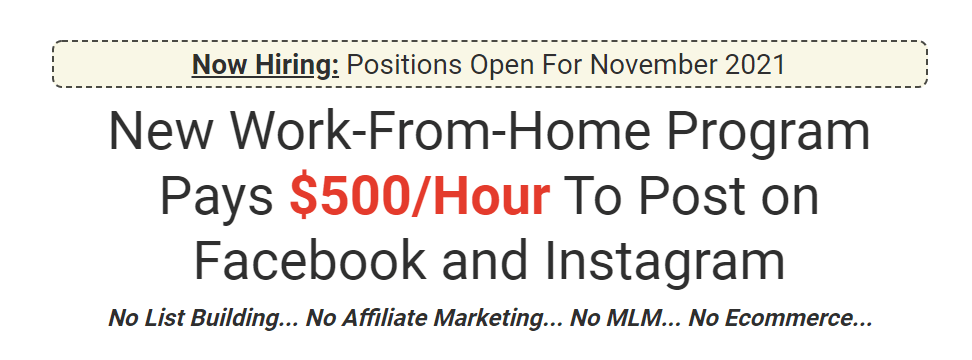 Posting Profits Program