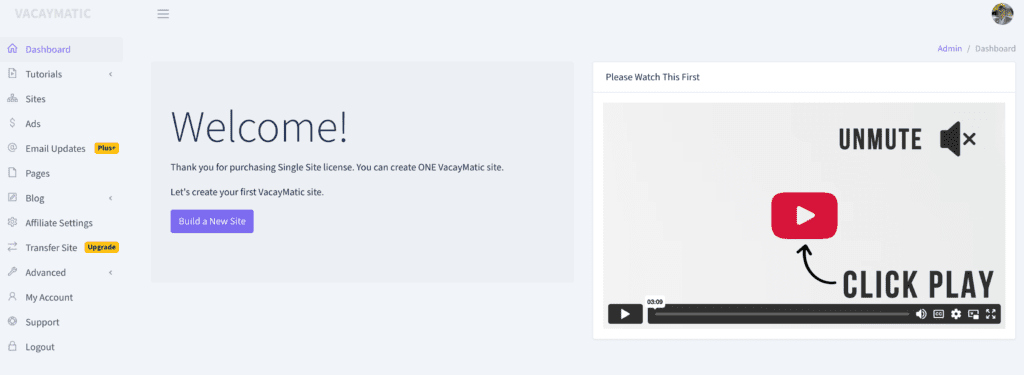 vacaymatic members area