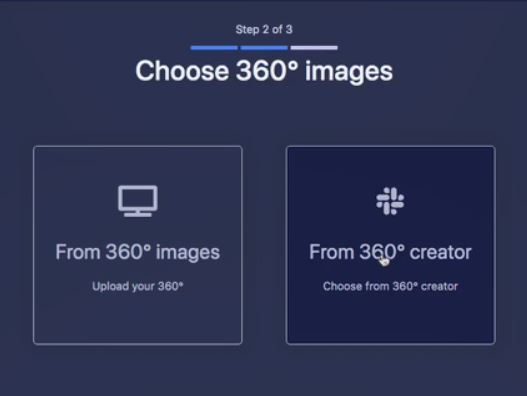 Choose 360 images