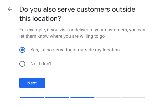 Do you serve customers in other areas