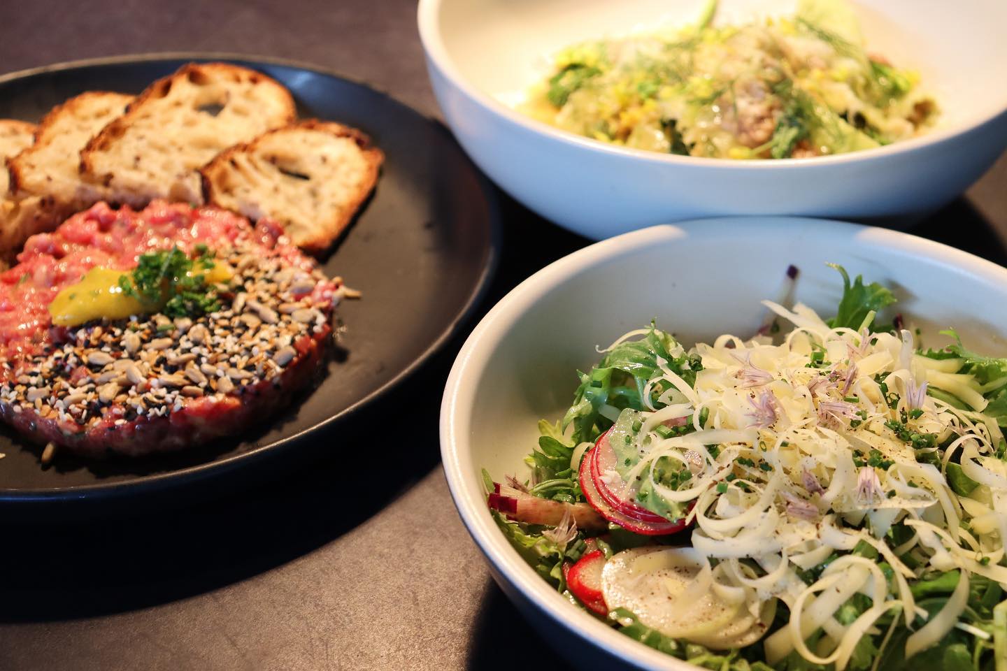 Arugula Salad and other appetizers