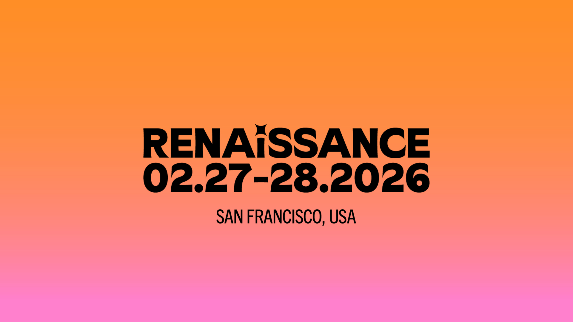 Renaissance Conference San Francisco 2026