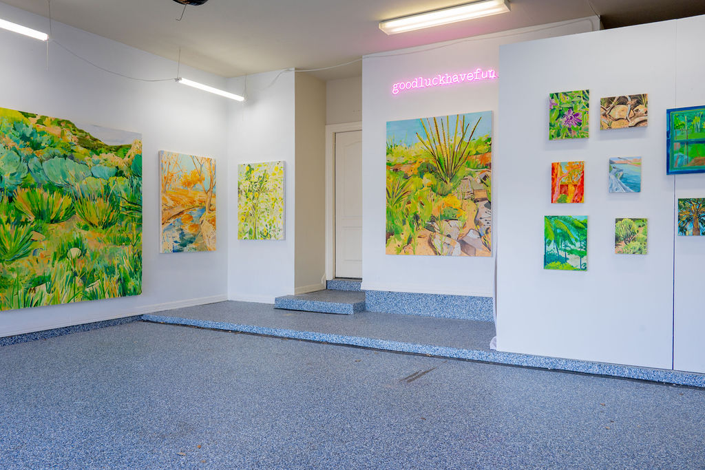 LAKES exhibition installed in GLHF gallery, march 2021