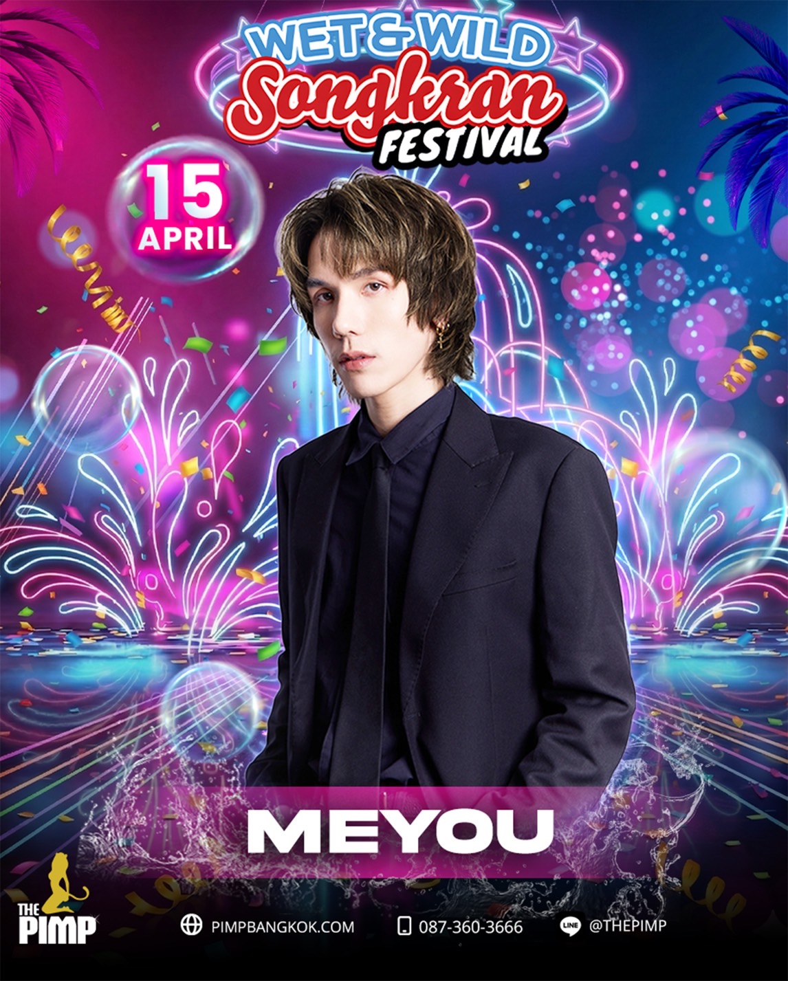 Cute girls in the big party room at the Pimp Bangkok