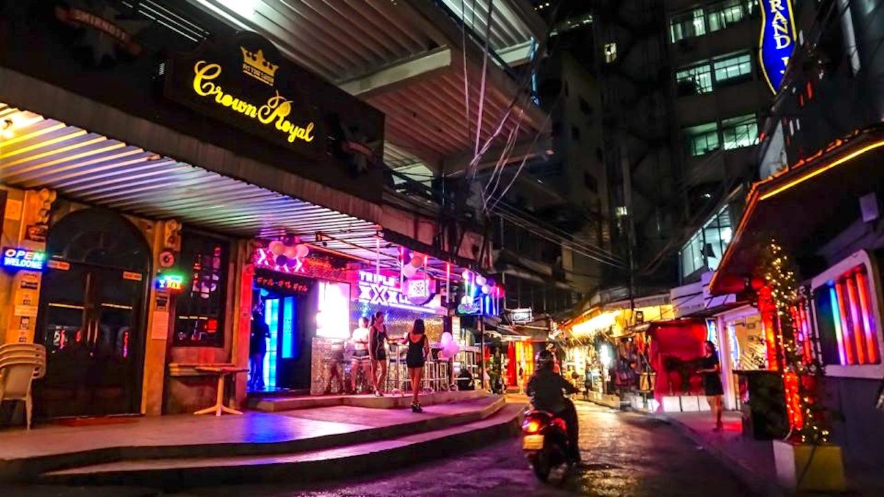 Patpong red light district in Bangkok