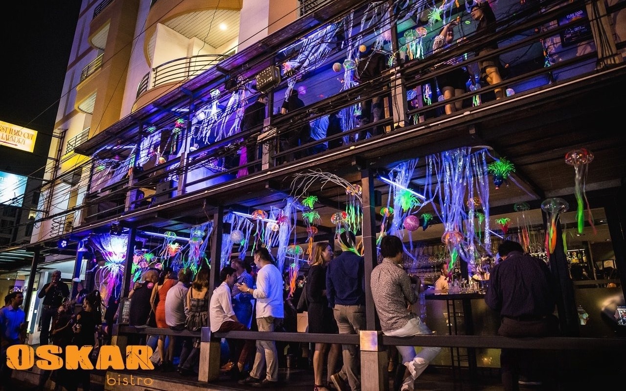 party at Oskar bistro in Sukhumvit soi 11