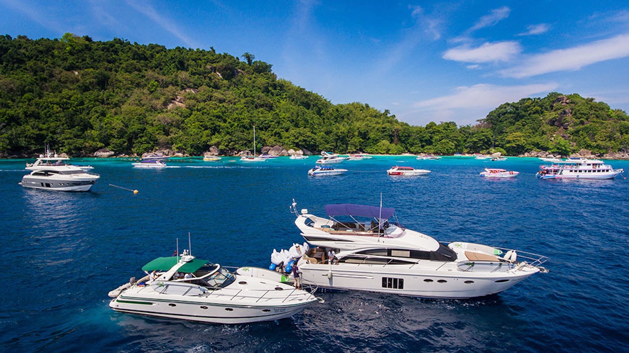 private luxury yachts in Phuket Thailand