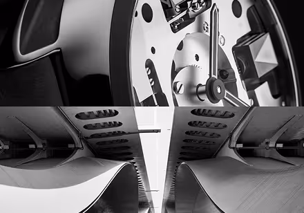 Post instagram pour la marque de haute horlogerie Byrne. La photo du pont d'un architecte célèbre mêlé avec une montre Byrne.