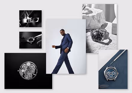 Planche tendance pour le magazine de haute horlogerie la Revue des Montres