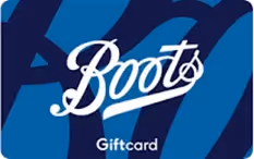 Boots gift card