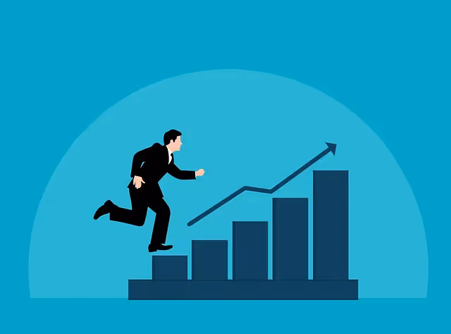Illustration of a growth chart indicating a successful channel incentive program