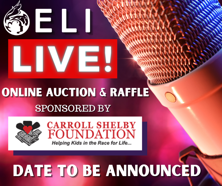 Eli Live flyer promoting action and raffle