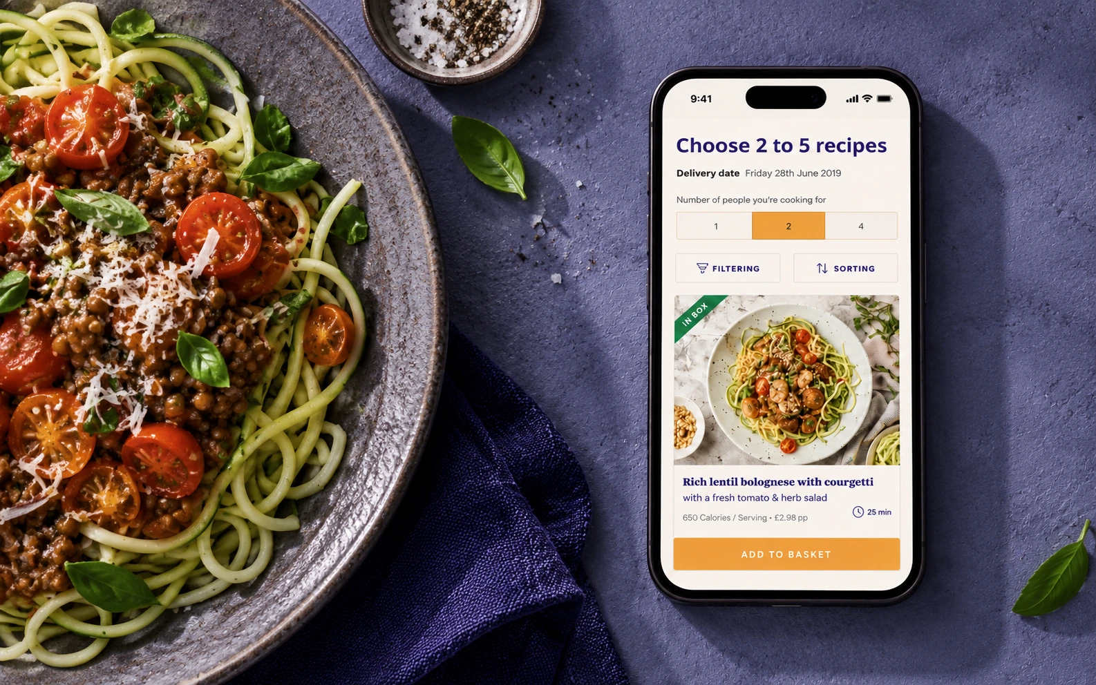 Mindful Chef digital product design