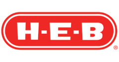HEB logo in red