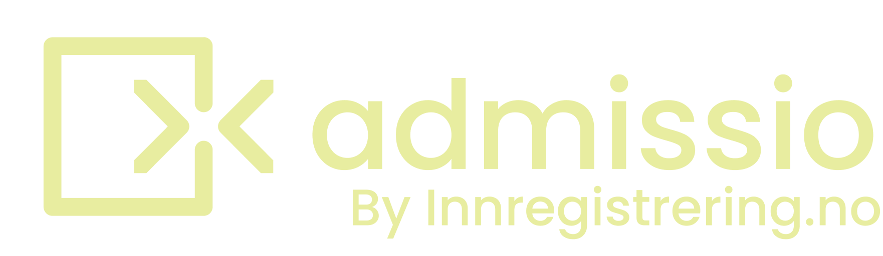 Admissio fra Innregistrering.no
