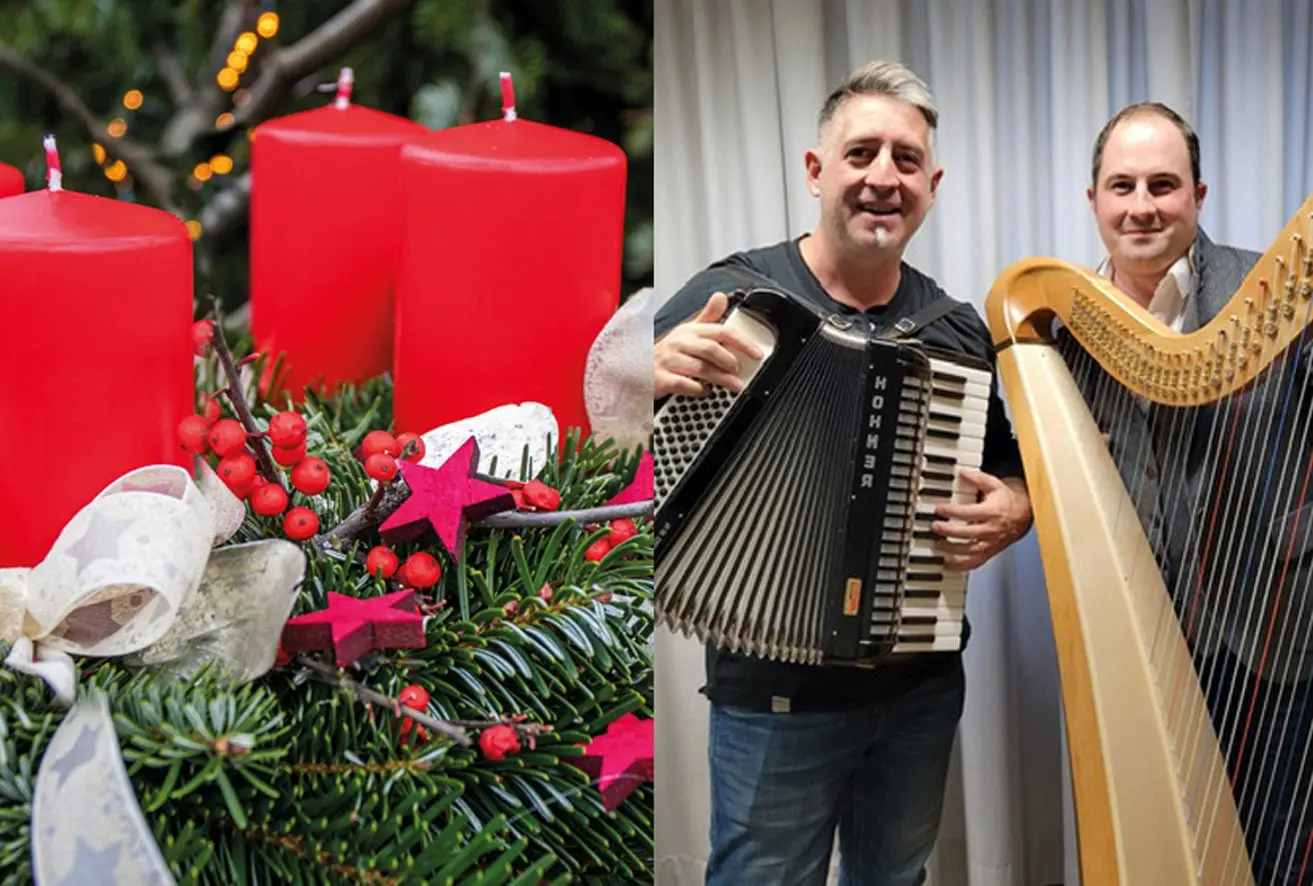 Musiknachmittag mit Markus und Daniel.