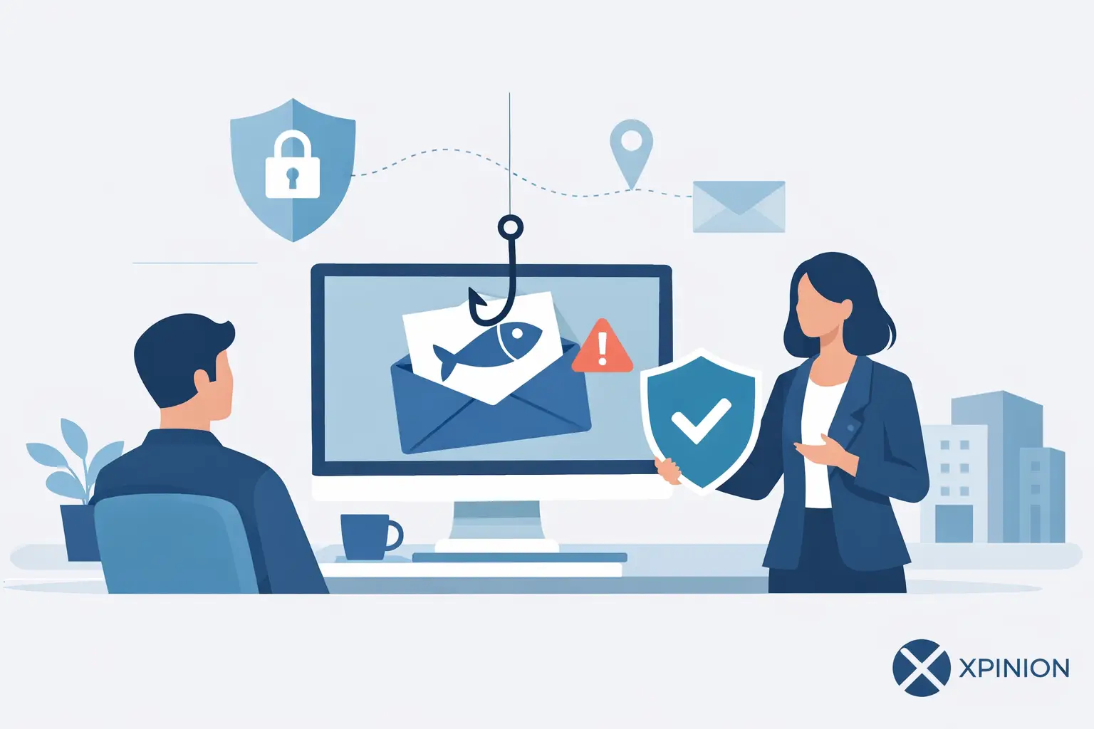 Phishing Schutz im Büroalltag wirksam umsetzen