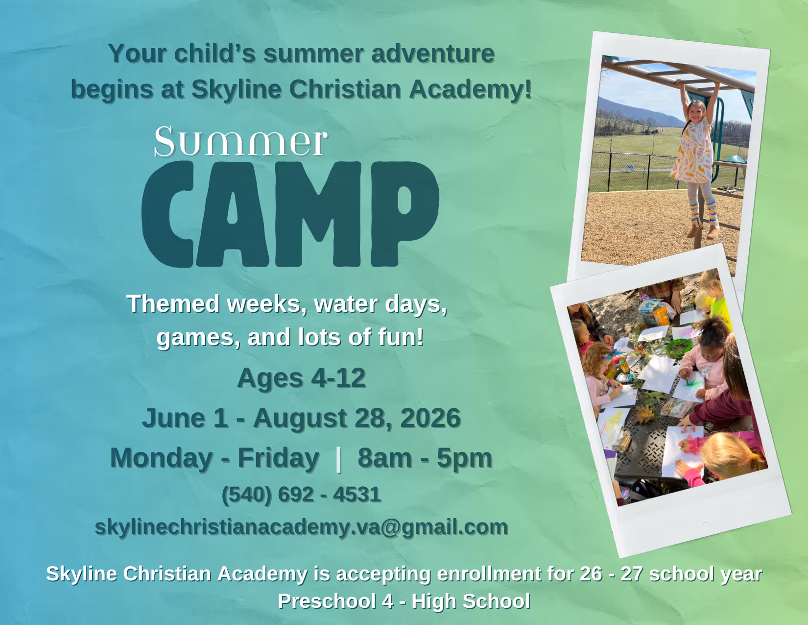 Summer Camp Inquiry Packet 2026