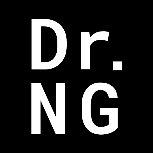 Dr. Nadina Galle favicon on black background