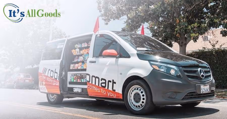 Robomart Vehicle in action