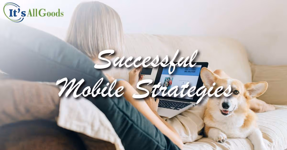 woman orders online with dog watching