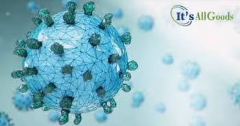 image of covid-19 particle