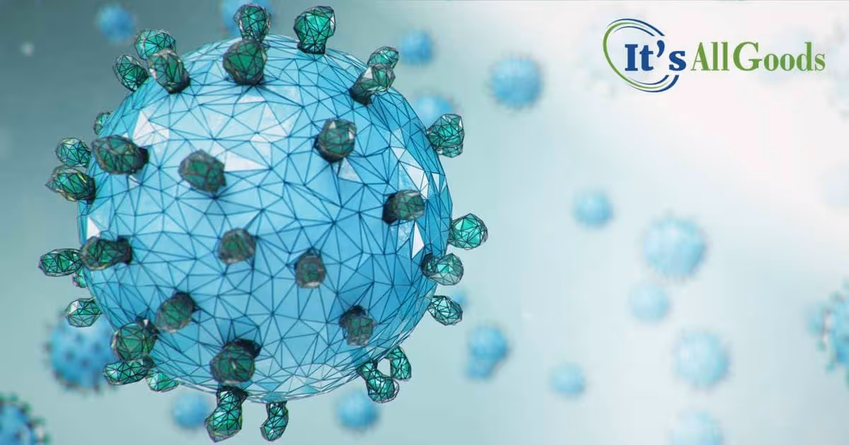 image of covid-19 particle