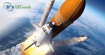 rocket heading for space - representing website lauch