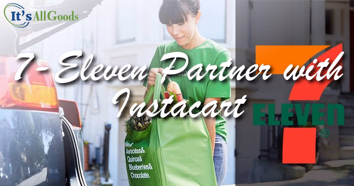 Woman shops outside of 7-Eleven