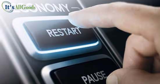 pressing button to restart economy