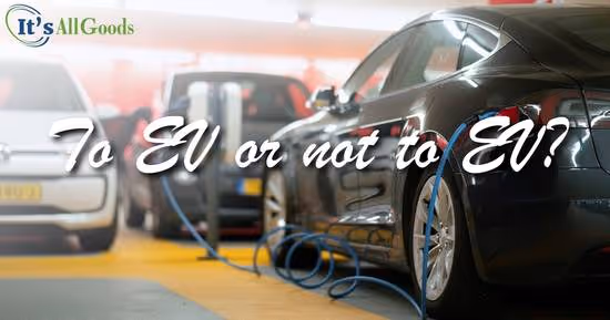 An electric vehicle fueling up.