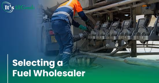 Fuel wholesaler preparing to fill a fuel retailer's tamks
