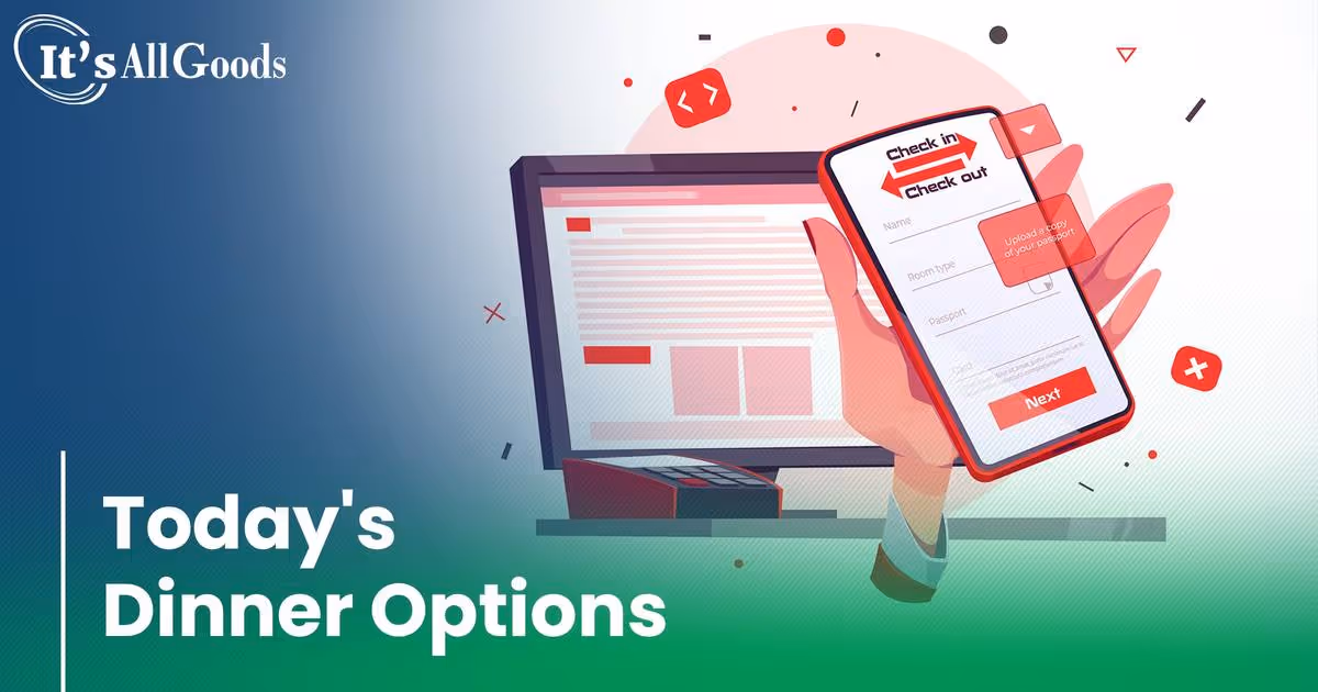 graphic showing food ordering in mobile and desktop