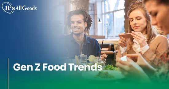group of young males and females around a table enjoying food & drink