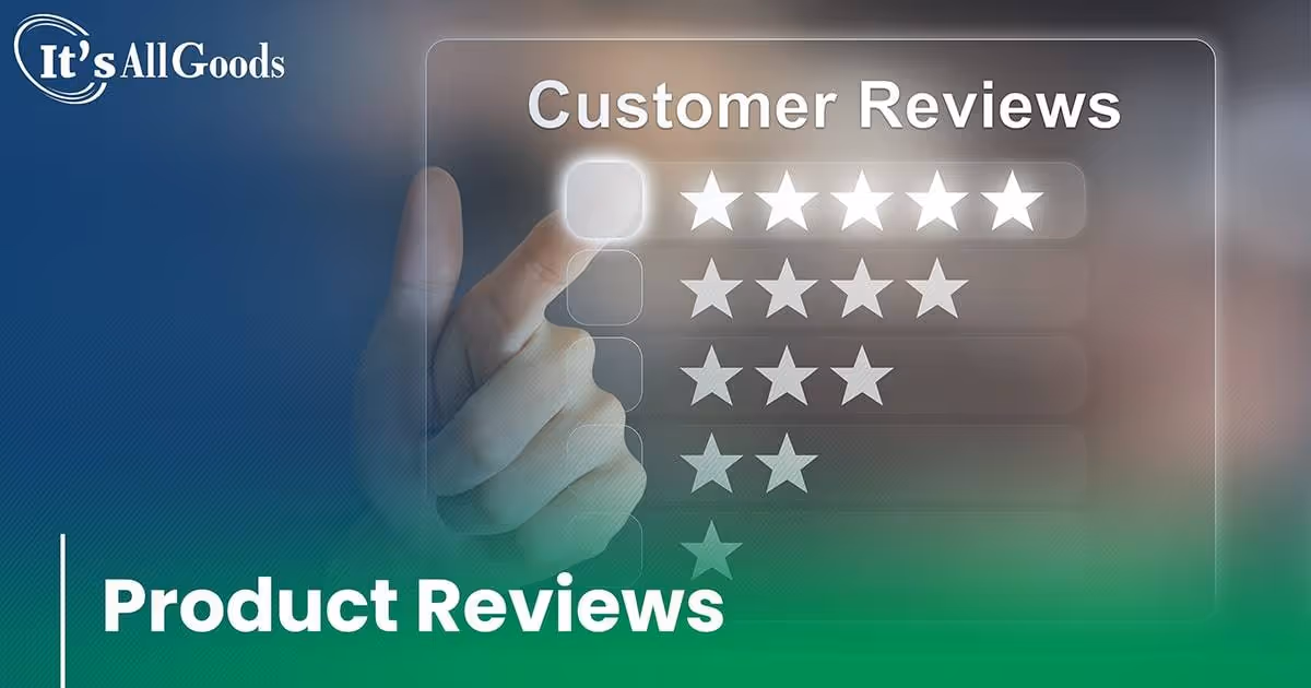 Graphic depicting the selection of a 5-star review.