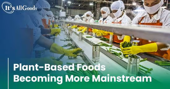 Production line can packaging of asparagus.