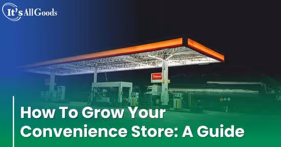 noght image of modern convenience store