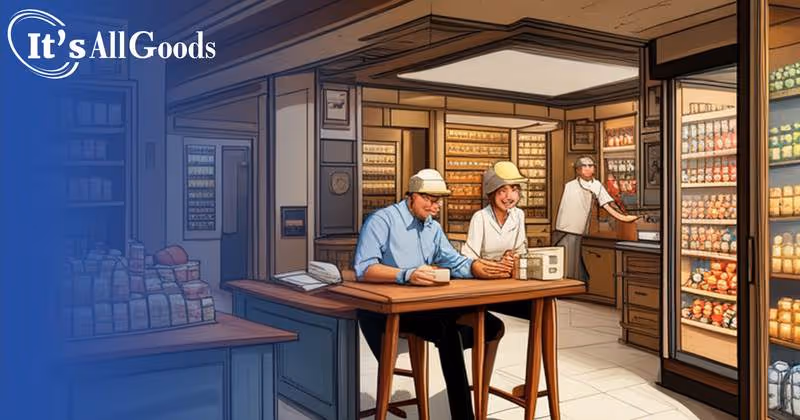 customers dining at a c-store