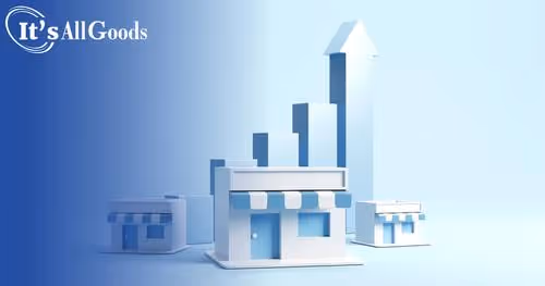 Graphic depicting steadily rising sales over time.