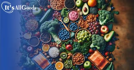 A large bowl full of healthy foods