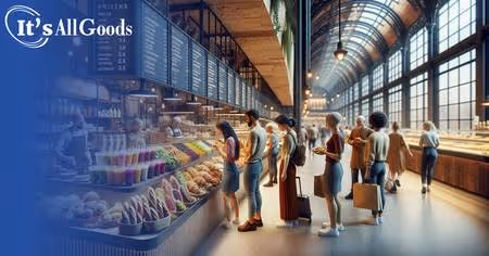 customers waiting in line