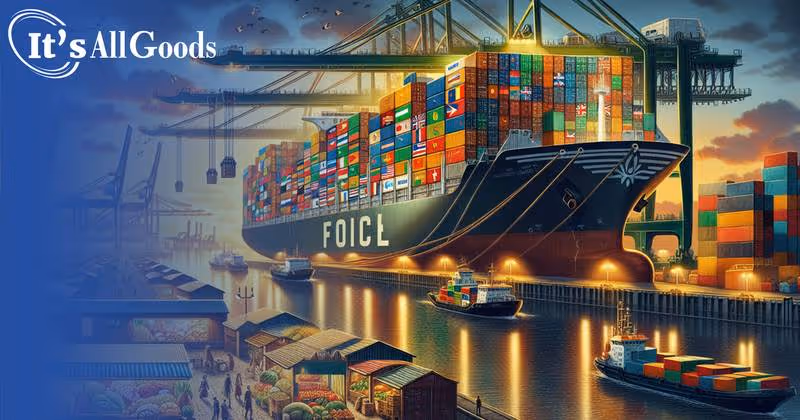 rendition of global food trade