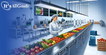 QA on food production line.