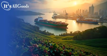 Coffee shipping port