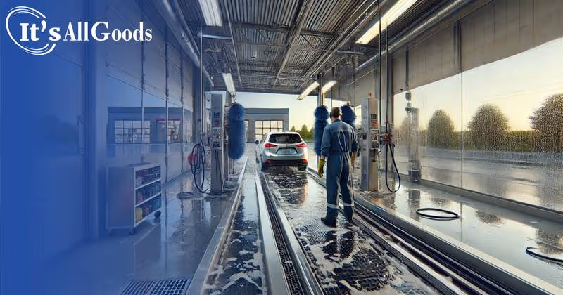 Carwash at c-store highlighting operations.