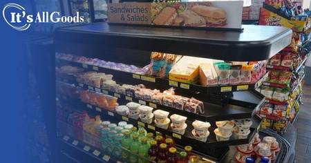 Grab andGrab and go food section of a convenience store.