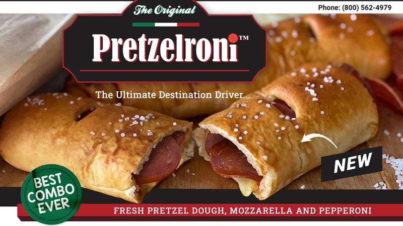 Pretzelroni on display