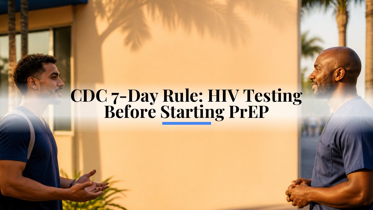 CDC 7-Day Rule: HIV Testing Before Starting PrEP