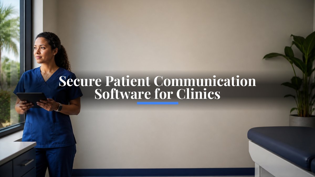 Secure Patient Communication Software for Clinics
